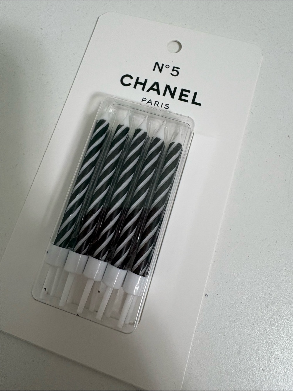 Chanel beauty No.5 birthday candle set